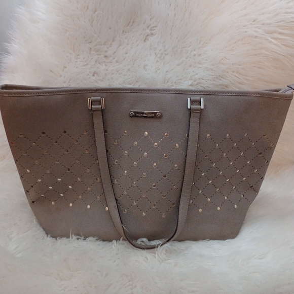 Michael Kors Handbags - Michael Kors Gray Tote Bag.